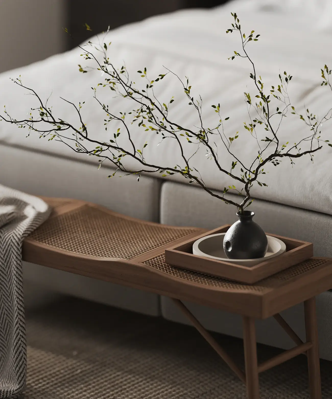 Interior detail of a thoughtfully prepared apartment — PLACEHOLDER image